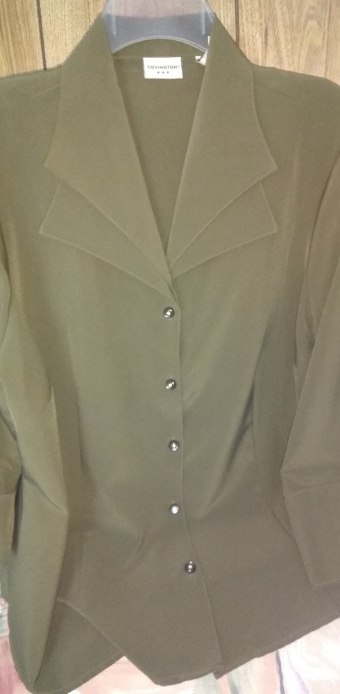 Stylish olive green blouse